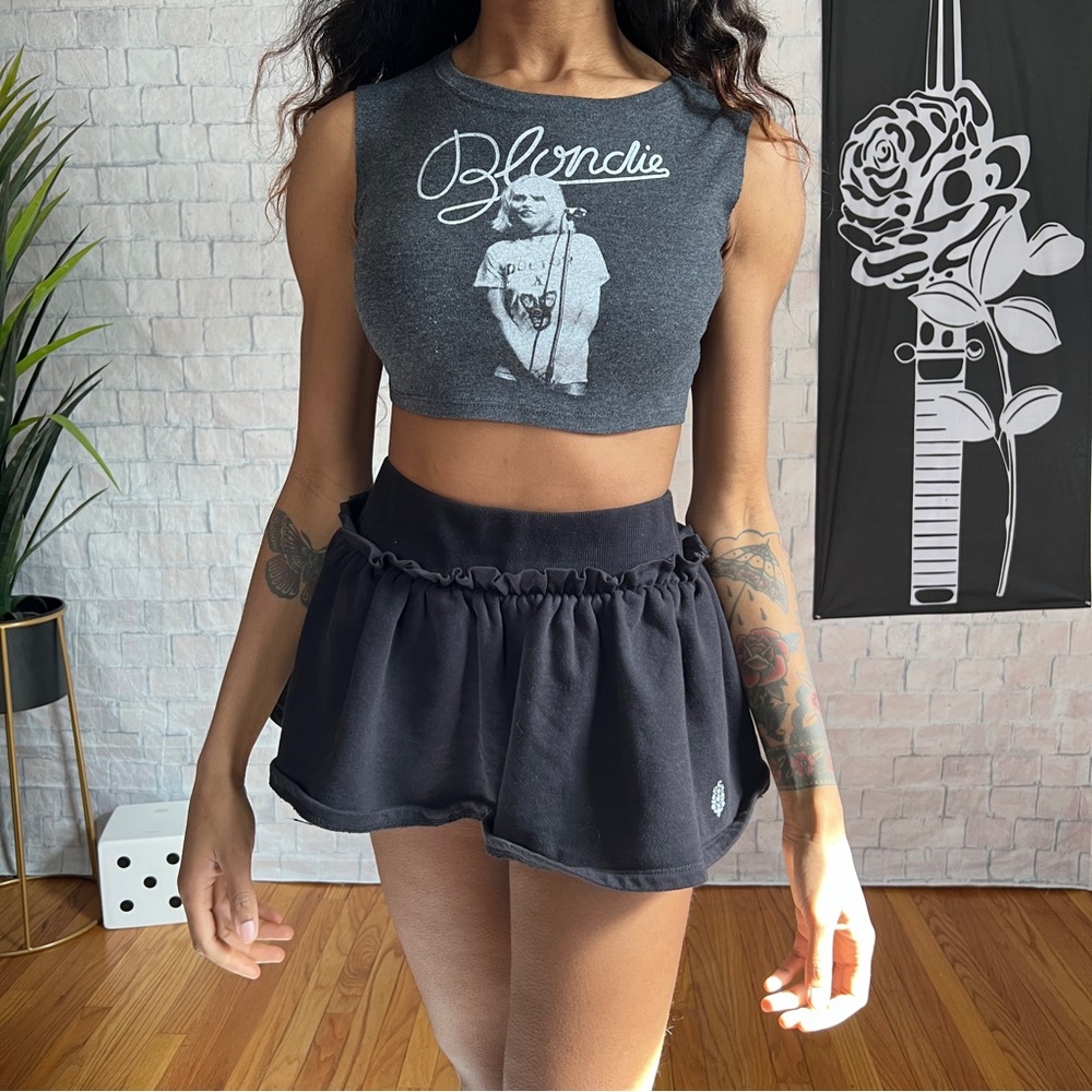Blondie Grey Crop Top